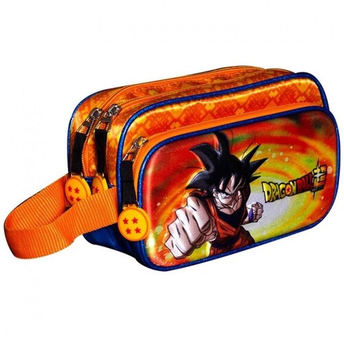 Lapicera Gokú Primaria Azul Naranja Dragon Ball