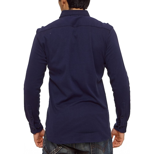 Camisa para Hombre Cuello Tipo Polo Manga Larga Polo Club