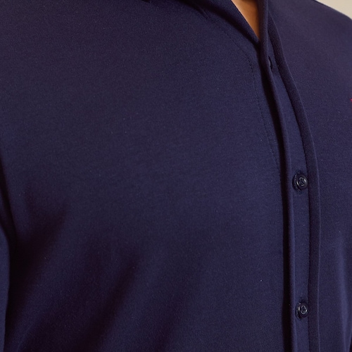 Camisa para Hombre Cuello Tipo Polo Manga Larga Polo Club