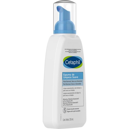 Cetaphil Espuma de Limpieza Suave 236 Ml