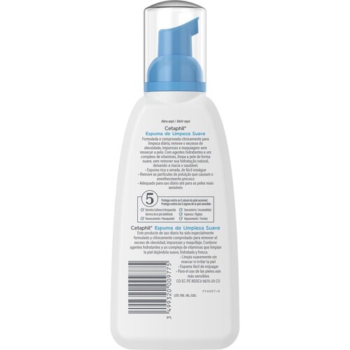 Cetaphil Espuma de Limpieza Suave 236 Ml