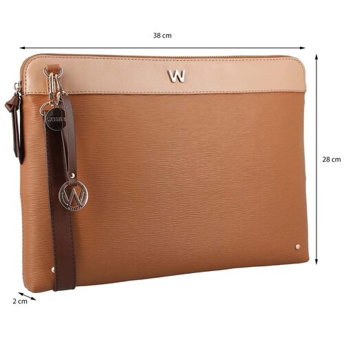 Maletín Computer Case Beige/multicolor Westies