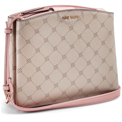 Bolsa Cross Body Beige/rosa Nine West