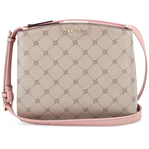 Bolsa Cross Body Beige/rosa Nine West