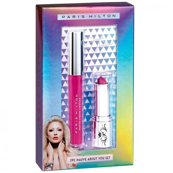 Estuche Maquillaje Paris Hilton Labial Mauve About Set 2 Piezas Estuche Maquillaje Paris Hilton Labial Mauve About Set 2 Piezas