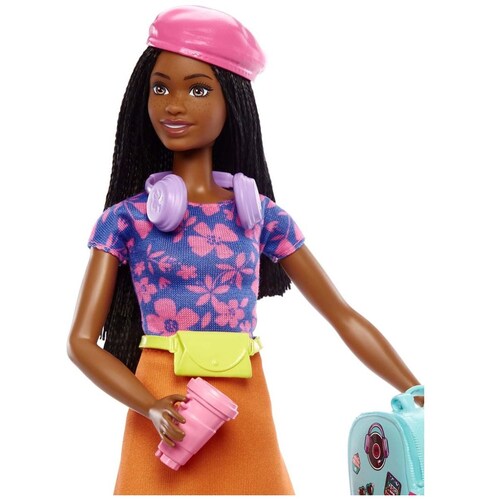 Barbie Muñeca Barbie Brooklyn Set de Viaje
