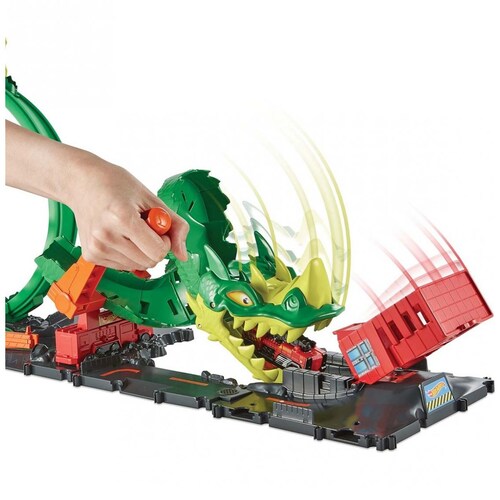 Hot Wheels City Pista Épica de Dragón