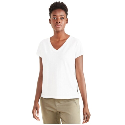 Playera Dockers Short Sleeve V-Neck Slim Fit Tee Shirt