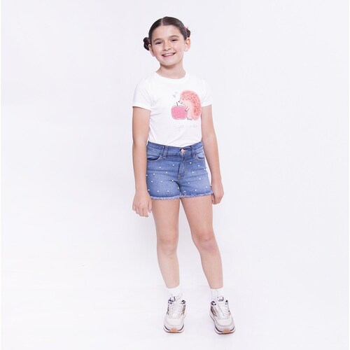Short Mezclilla con Bolsas Studio si para Niña