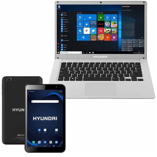 Laptop Hyundai Hybook 14 Cel 4 128+Tablet 8 2 32
