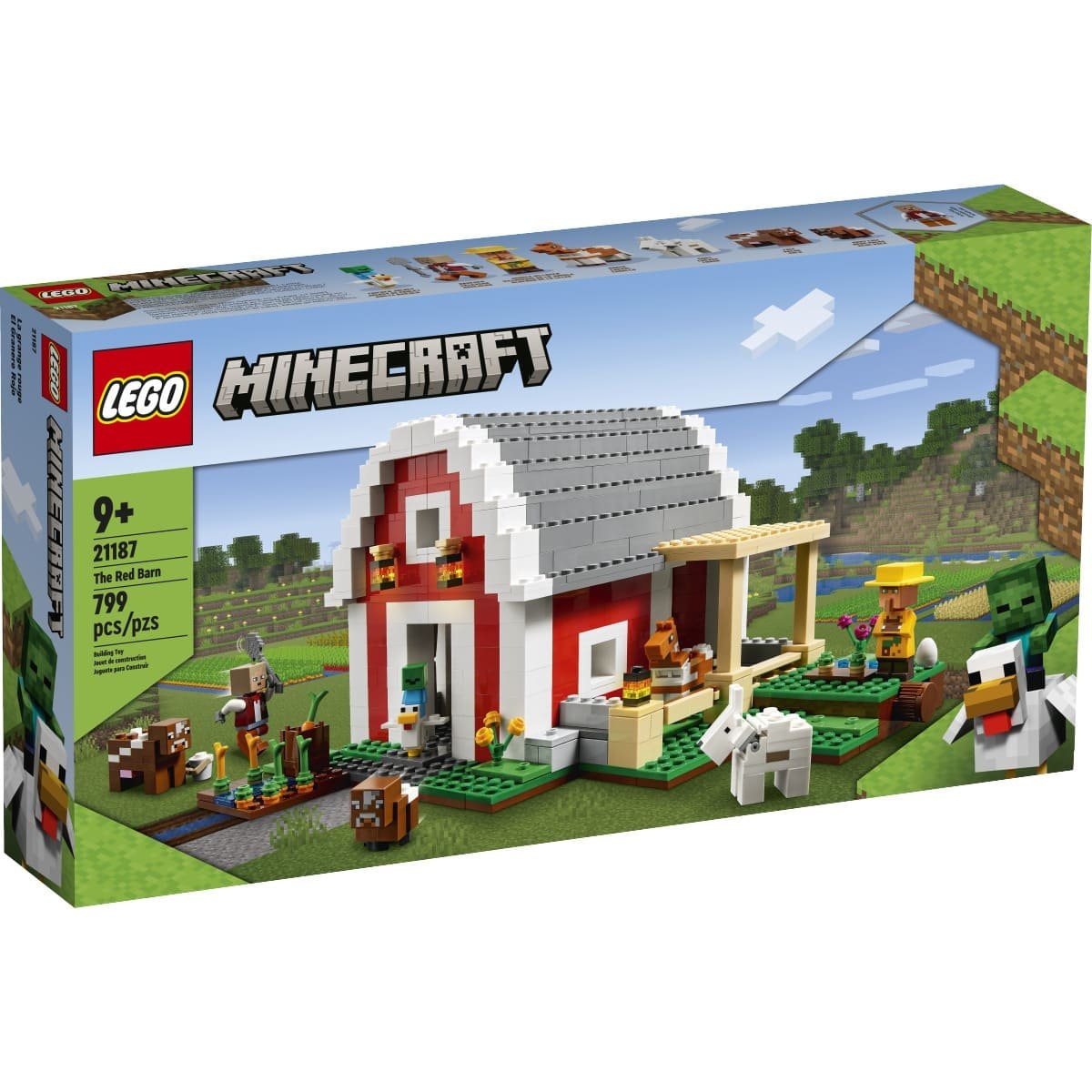 Lego minecraft la 2025 cabaña de la granja