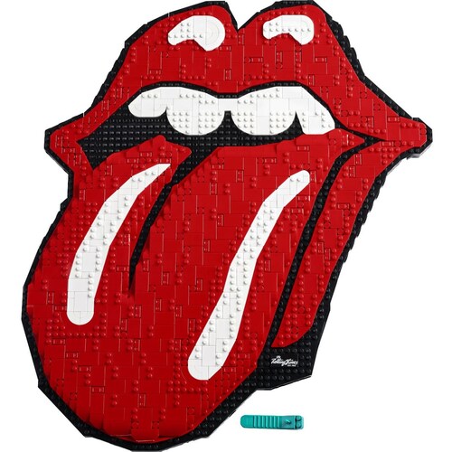 The Rolling Stones Lego Art