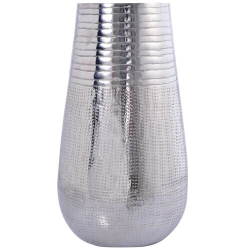 Florero Aluminio 31Cm Plata