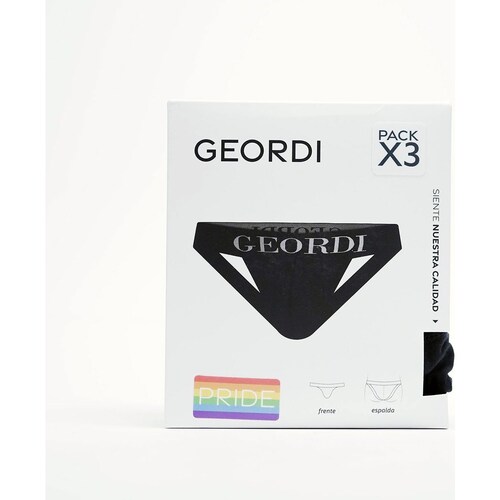 Paquete de 3 Suspensorios Geordi para Hombre