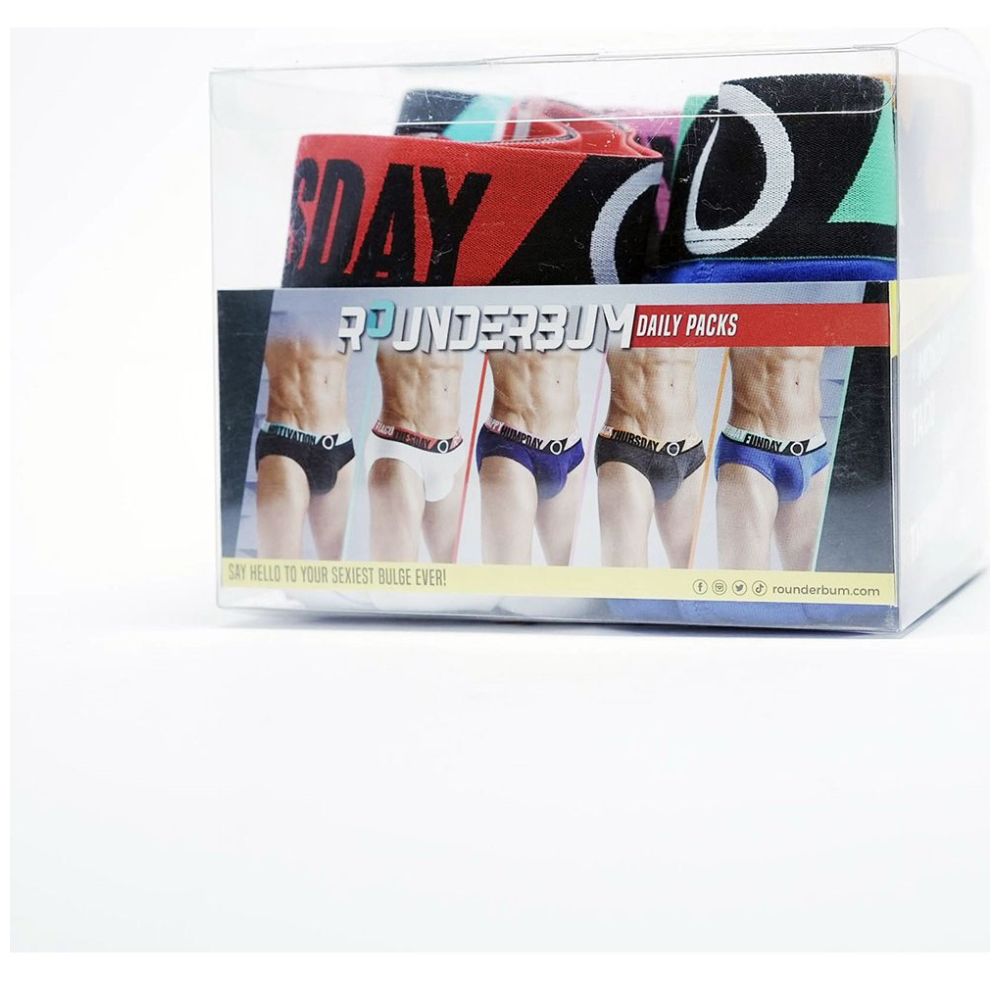 Paquete de 5 Suspensorios Days Lift Rounderbum para Hombre