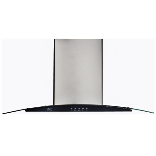 Campana 76Cm Acero Inoxidable  Y Vidrio Templado Pared Avera