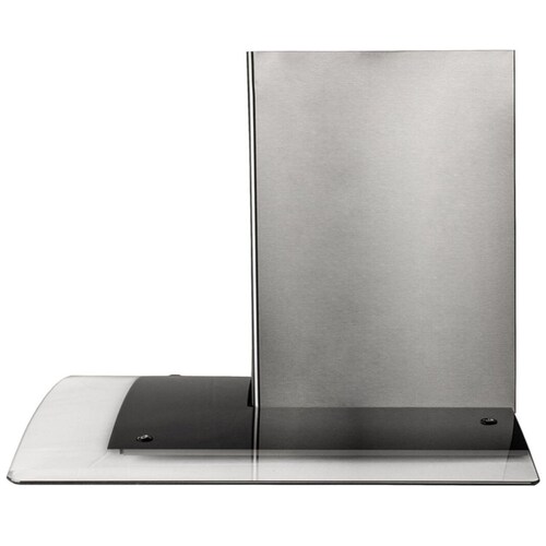 Campana 76Cm Acero Inoxidable  Y Vidrio Templado Pared Avera