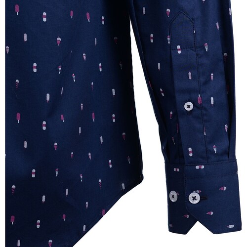 Camisa Casual Manga Larga Cavalatti para Hombre
