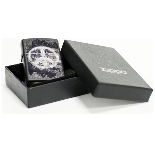 Encendedor Zippo con Imagen Peace And Love