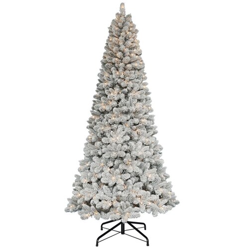 Árbol de Navidad Frisco Nevado con 450 Luces Led 2.74 Metros