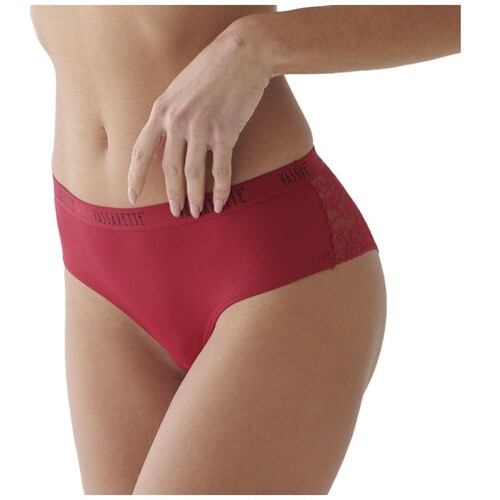 Panty Roja con Encaje Vassarette