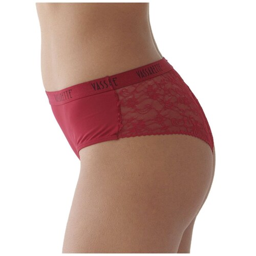 Panty Roja con Encaje Vassarette