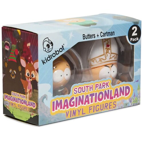 Figura 3" Imaginationland Butters & Cartman 2 Pk Kid Robot
