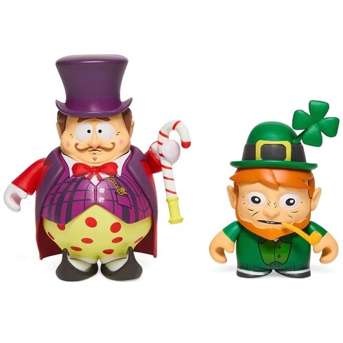 Figura 3" Imaginationland Mayor & Leprechaun 2 Pk Kid Robot