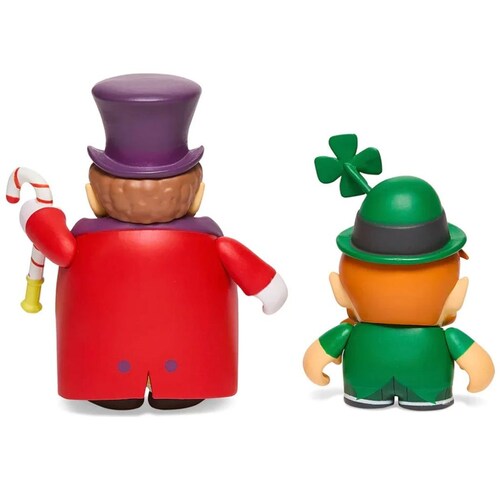 Figura 3" Imaginationland Mayor & Leprechaun 2 Pk Kid Robot