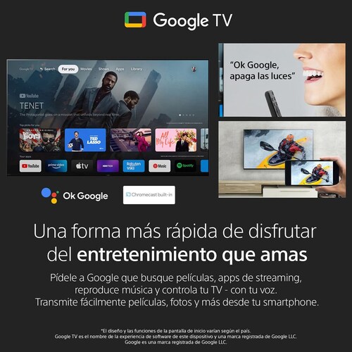 Pantalla Sony 85" 4K Google Tv Kd-85X85K