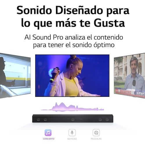 Barra de Sonido LG Sh7Q 5.1 Canales