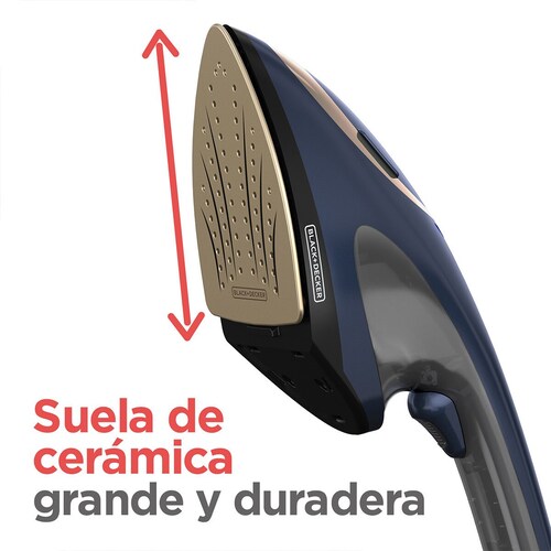 Plancha de Vapor 2 en 1 Black+Decker Hgws500-La