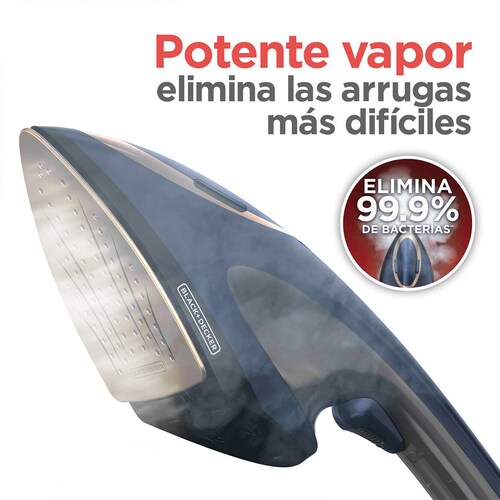 Plancha de Vapor 2 en 1 Black+Decker Hgws500-La