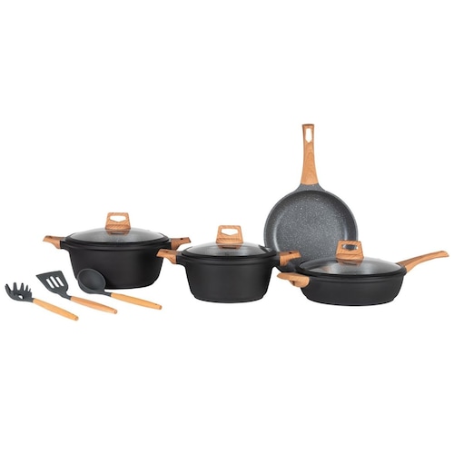 Batería de Cocina Wood Negro Kochstelle