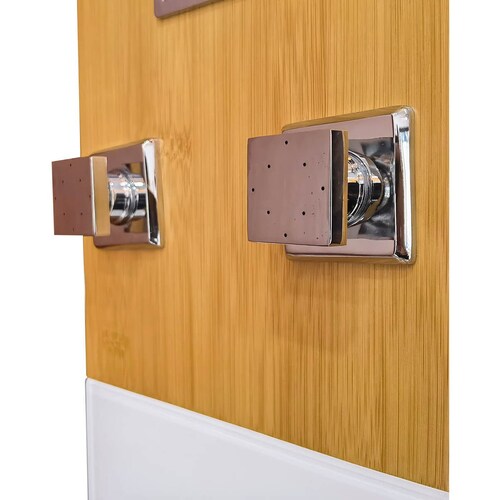 Regadera Tipo Panel Bambú Termómetro Digital Regpb Mundo Lucido