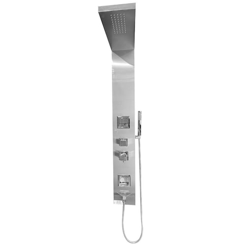 Regadera Tipo Panel a 2 Piezas con Jabonera Regpse Mundo Lucido
