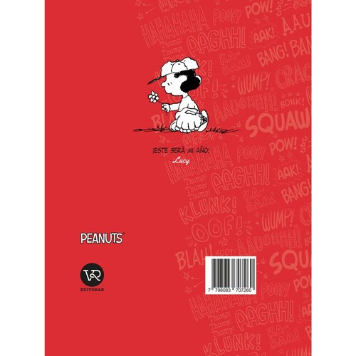 Snoopy Agenda 2023 Roja Vergara & Riba