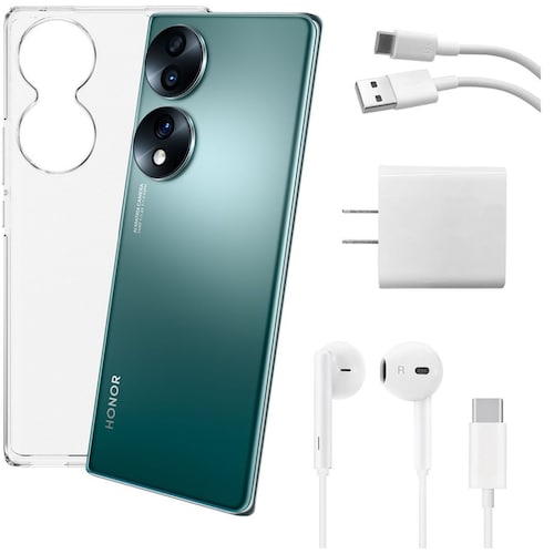 Celular Honor 70 128Gb Color Verde R8 (Telcel) Bundle