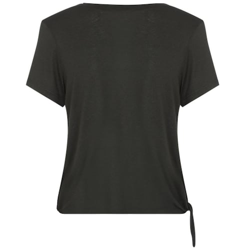 Playera Manga Corta con Nudo de Lado Fukka