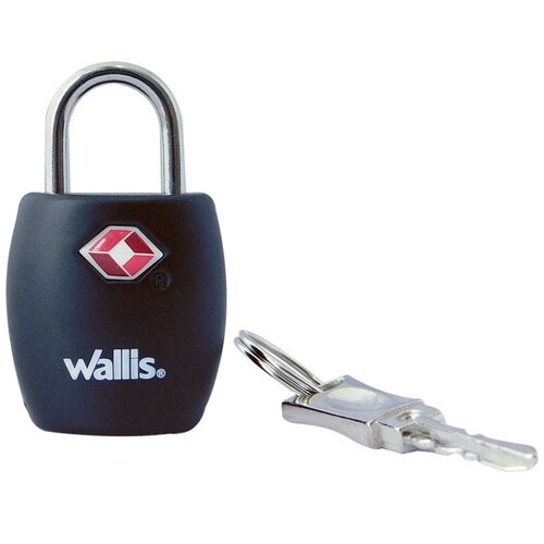 Candado de Llave Tsa Negro Wallis