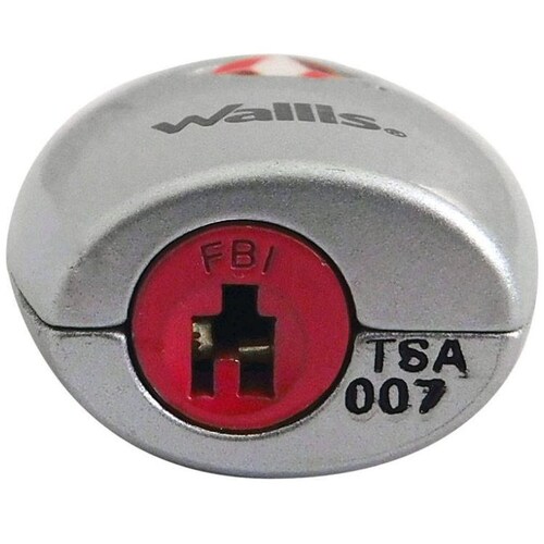 Candado de Llave Tsa Plata Wallis