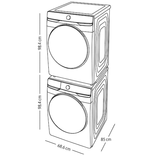 Centro de Lavado Samsung 25Kg Sp Wd25A8900Wsp Blanco