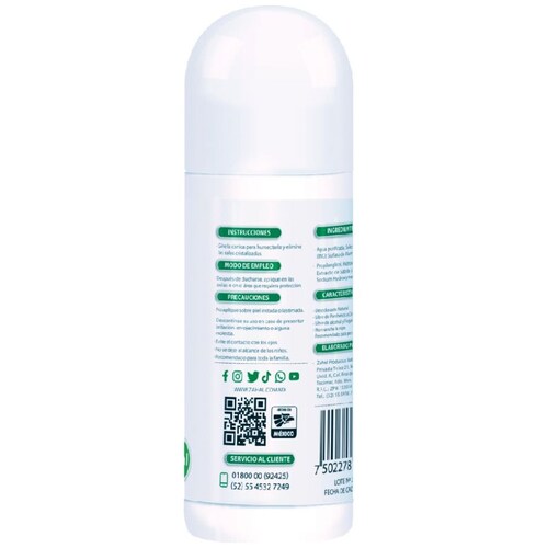 Zahal Desodorante Roll On Unisex 90 Ml