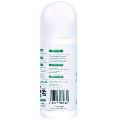 Zahal Desodorante Roll On Unisex 90 Ml