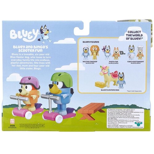 Figuras Bluey Patin Del Diablo