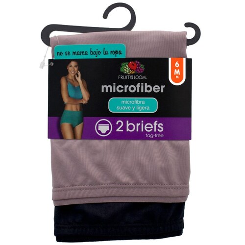 Panty Microfib 2Paq Fruit Of The Loom