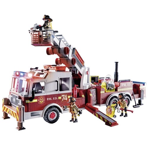 Vehículos de Rescate: Camión de Bomberos con Torre, 70935, Playmobil