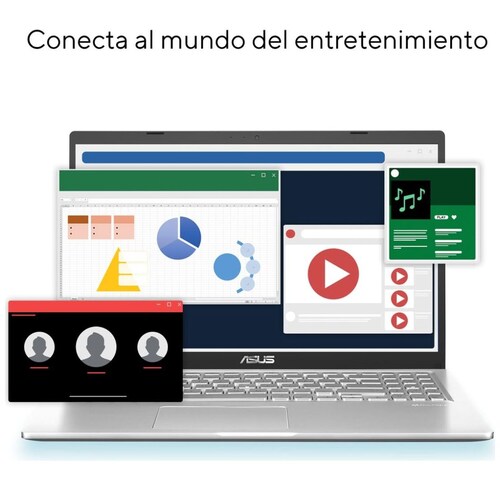 Laptop Asus X515Ja-Ej2425W Ci5-1035G1 8G 512Ssd Plata