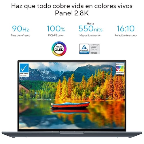 Laptop Asus Zenbook Ux5400Zb-I716Oled Ci7 1260P 16G 512Ssd Gris