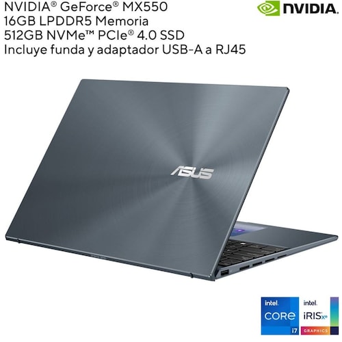 Laptop Asus Zenbook Ux5400Zb-I716Oled Ci7 1260P 16G 512Ssd Gris